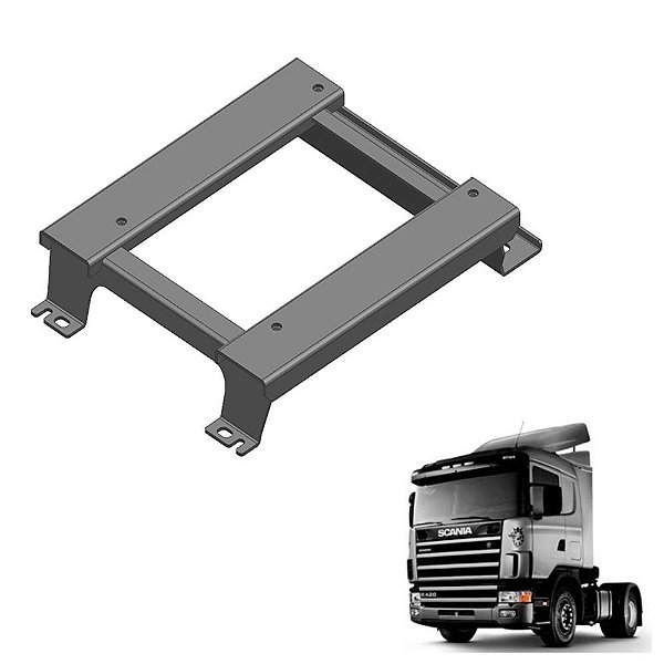 Suporte Rebaixe Banco Scania 2019 Lado Direito Altura 70mm
