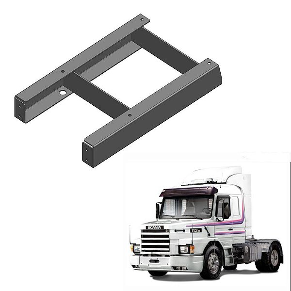 Suporte Rebaixe Banco Scania 112 113 Altura De 70mm