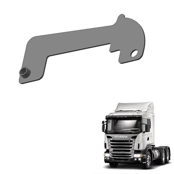 Suporte Antifurto Farol Scania 2010 A 2018 Lado Direito