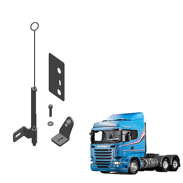 Trava De Seguranca Capo Scania 2020 Lado Esquerdo Inferior