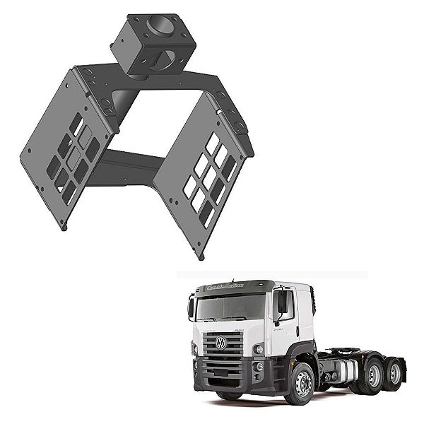 Suporte Escada Lateral 2 Degraus Vw Constellation Direito