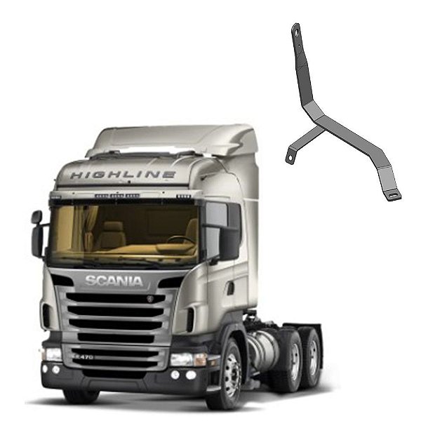Suporte Antena Px Coluna Scania Highline Lado Esquerdo