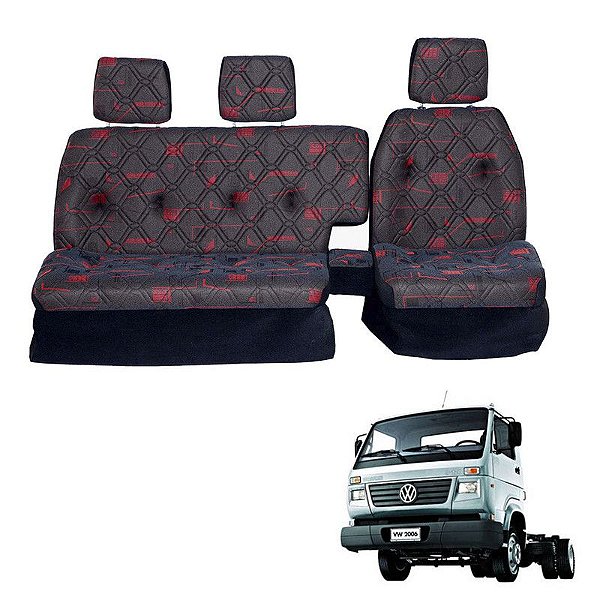 Sofá Cama Banco Completo VW Vermelho