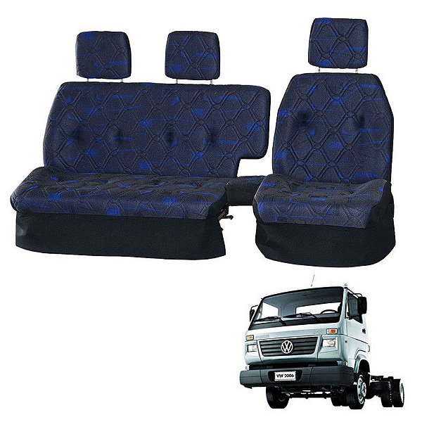 Sofá Cama Banco Completo VW Azul