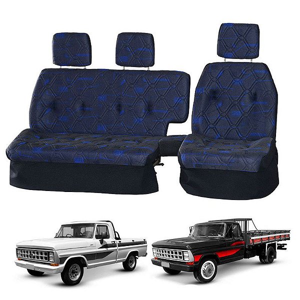 Sofá Cama Banco Completo F1000 / F2000 / F4000 Antiga Azul