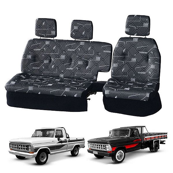Sofá Cama Banco Completo F1000 / F2000 / F4000 Antiga Cinza