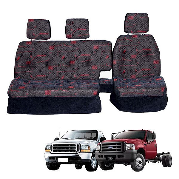 Sofá Cama Banco Completo F-250 /F-350 / F-4000 Moderna Verme