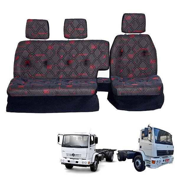 Sofá Cama Banco Completo Mercedes 1718 / 1723 Cara Chata Ver
