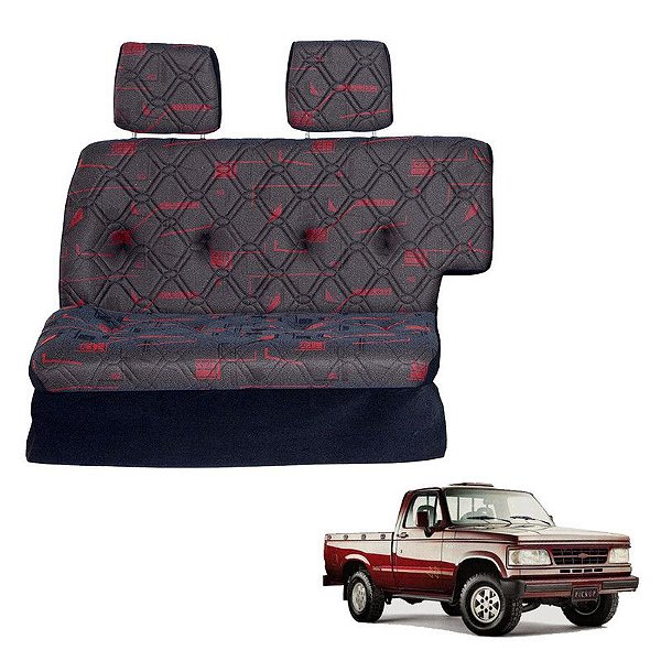 Sofá Cama Caminhonete Chevrolet Vermelho