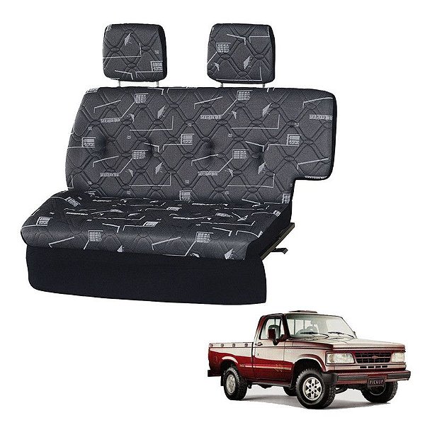 Sofá Cama Caminhonete Chevrolet Cinza