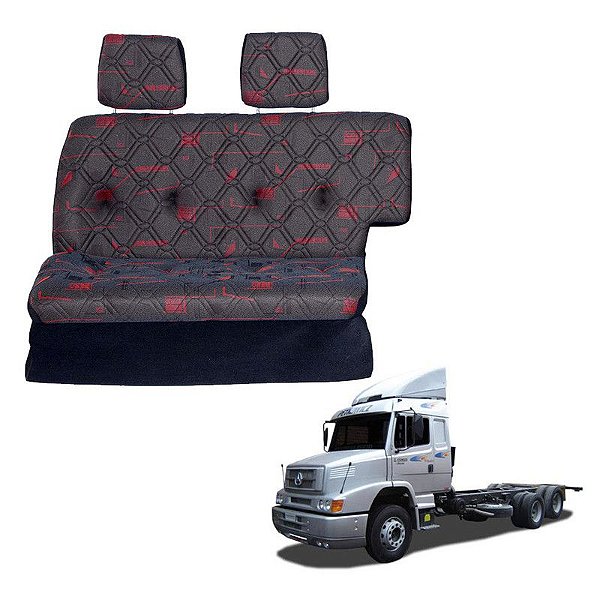 Sofá Cama Caminhão MB 1620 1996 1997 1998 1999 2000 2001 Ver