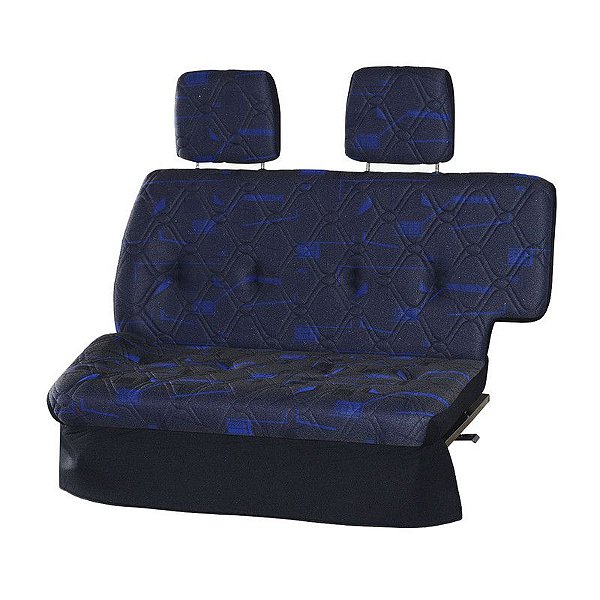 Sofá Cama Caminhão Mercedes 1618 HPN Com Abertura Azul