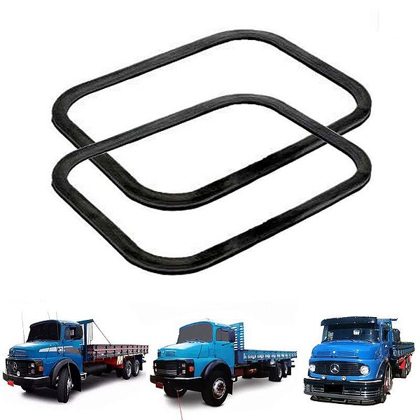 Borracha Janelinha Mercedes 1518 2 Unidades