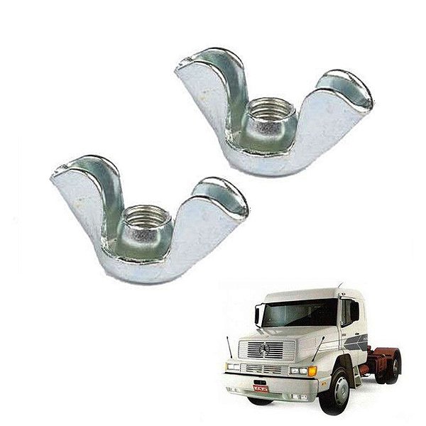 Borboleta Mercedes Hpn 1618 M8x1.25 Zincado 4 Unidades