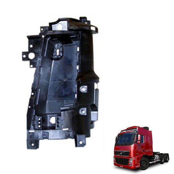 Encaixe Do Farol Volvo Fh12 Lado Esquerdo