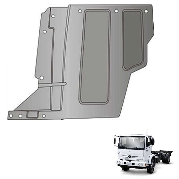 Paralama Interno Mercedes Fpn Cabine Lado Esquerdo