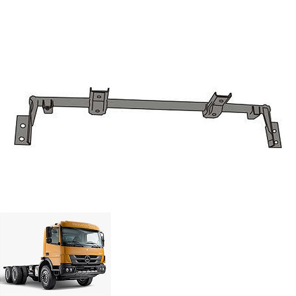 Suporte Do Parachoque Mercedes Atego