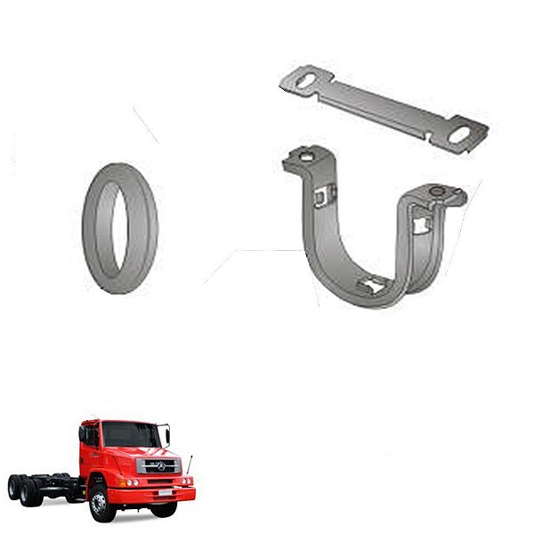 Kit Cardan Mercedes 1620 Suporte Trava Anel