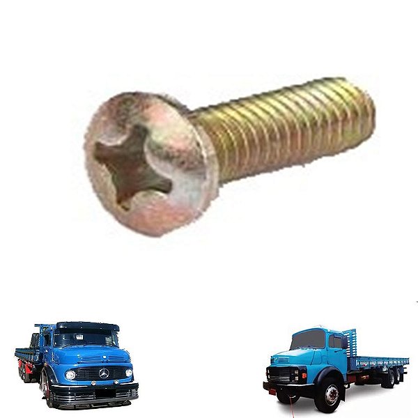 Parafuso Dobradica Porta Mercedes 1113 M6x20 Zincado