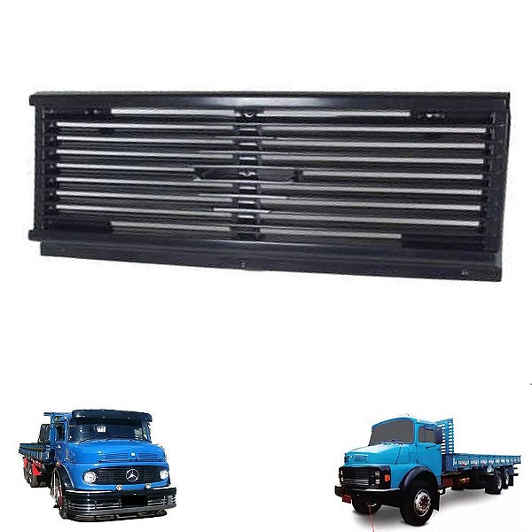 Grade Dianteira Abs Mercedes Agl 1518 1113 Preto