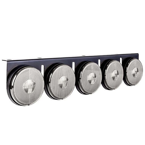 Lanterna 5 Marias Carreta Caminhão Led Cristal Bi. 85mm 10un