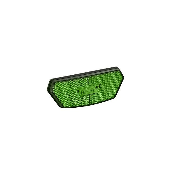 Lanterna Lateral Diamante Verde Saida Fios Sem Suporte 10un