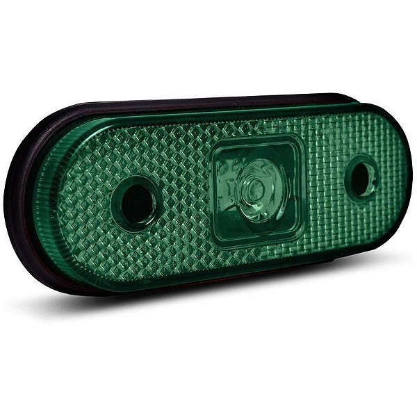 Lanterna Lateral Carreta Facchini Led Verde Bivolt Duas Uni.