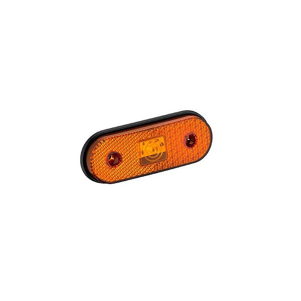 Lanterna Lateral Carreta Facchini Led Ambar Bivolt Dez Uni.