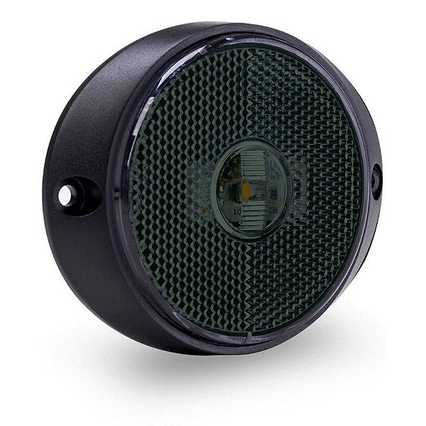 Kit Lanterna Lateral Carreta Universal Led Bivolt Fumê 10un