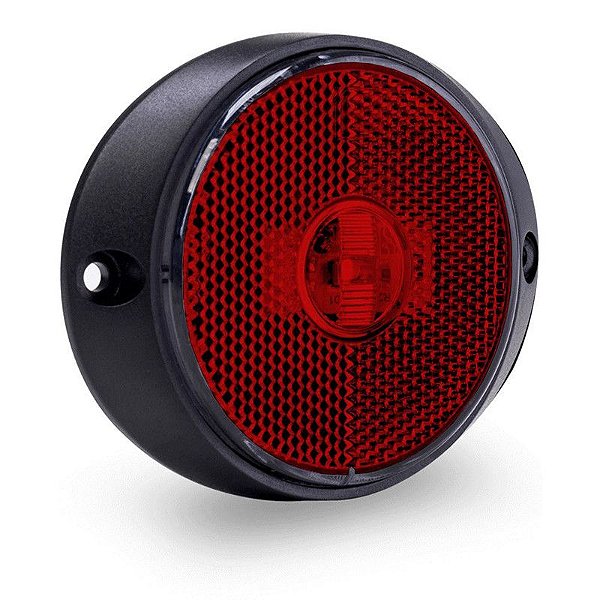 Kit Lanterna Lateral Ø65mm Led Saida Fios Rubi 10un