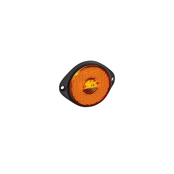 Kit Lanterna Lateral Ø65mm Led Saida Fios Âmbar 10un