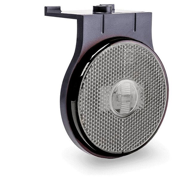 Kit Lanterna Lateral Ø65mm Led Saida Fios E Sup. Cristal 2un
