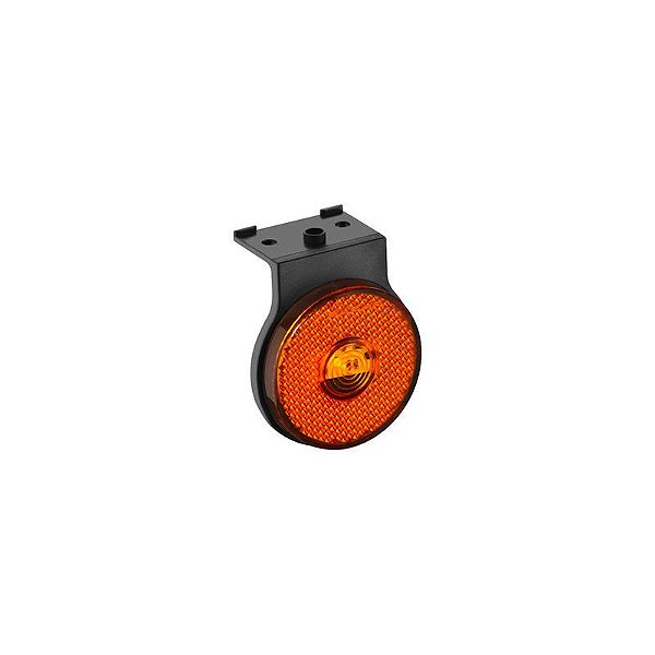 Kit Lanterna Lateral Ø65mm Led Saida Fios E Sup. Âmbar 2un
