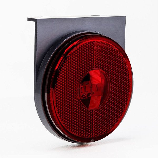 Lanterna Lateral Ø85mm Led Saida Fios E Suporte Rubi
