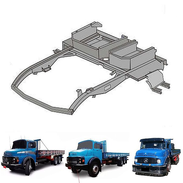 Quadro Base Cabine Mercedes Agl 1518 1113