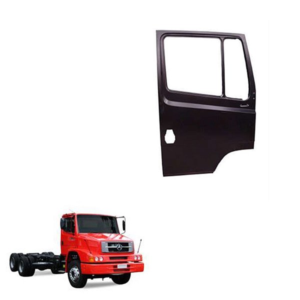 Chapa Porta Mb Hpn 1620 1621 1634 Externa Lado Direito