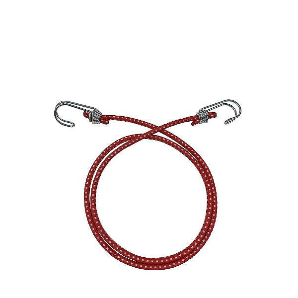 Extensor ou Corda Elastica 1,5m Vermelho/Branco - 90UN