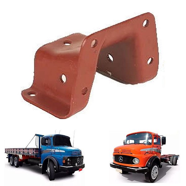 Cantoneira Chassis Mercedes 1113 Trava Traseira Motor