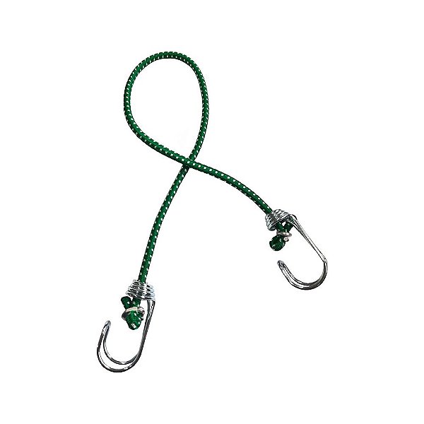 Extensor ou Corda Elastica 50cm Verde/Branco - 20UN