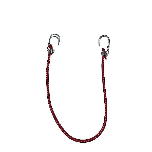 Extensor ou Corda Elastica 50cm Vermelho/Branco - 15UN