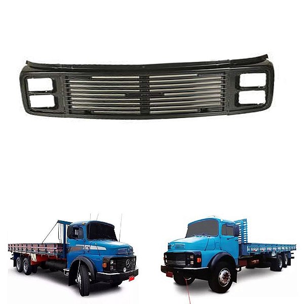 Parachoque Frontal Mb 1518 Kit Preto