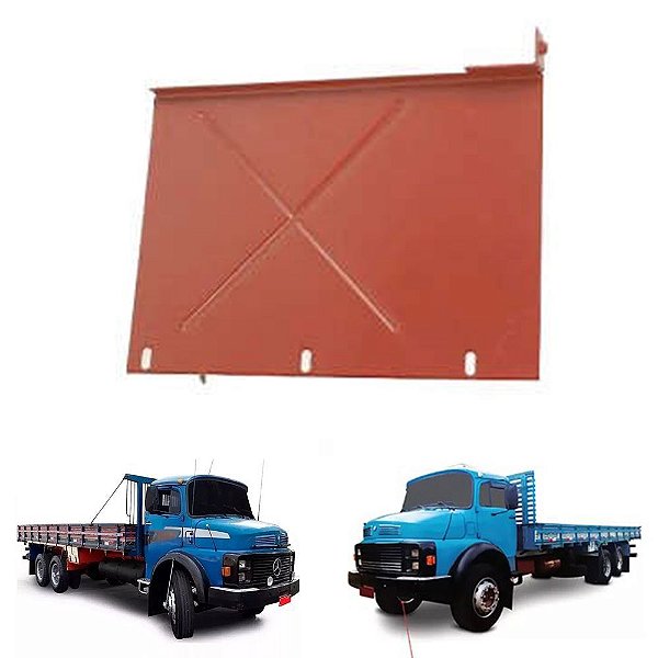 Chapa Parabarro Mb 1115  Traseira