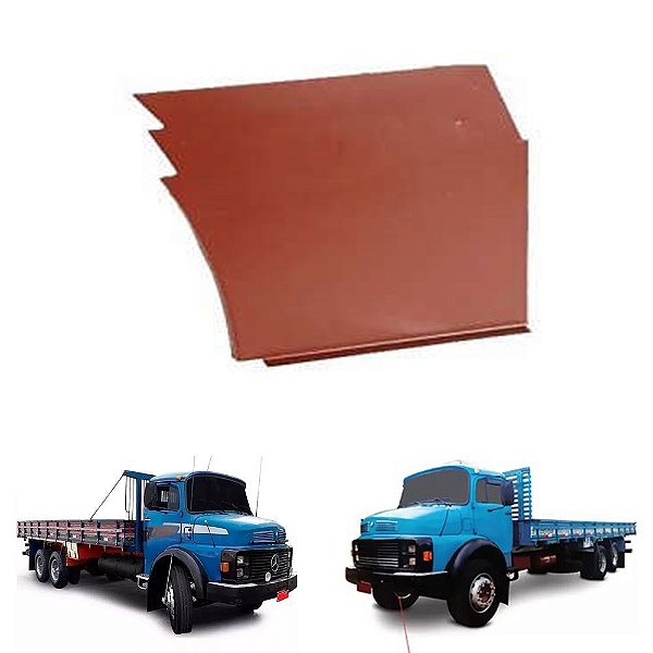 Chapa Lateral Estribo Mercedes Agl 1113 1518 Lado Esquerdo