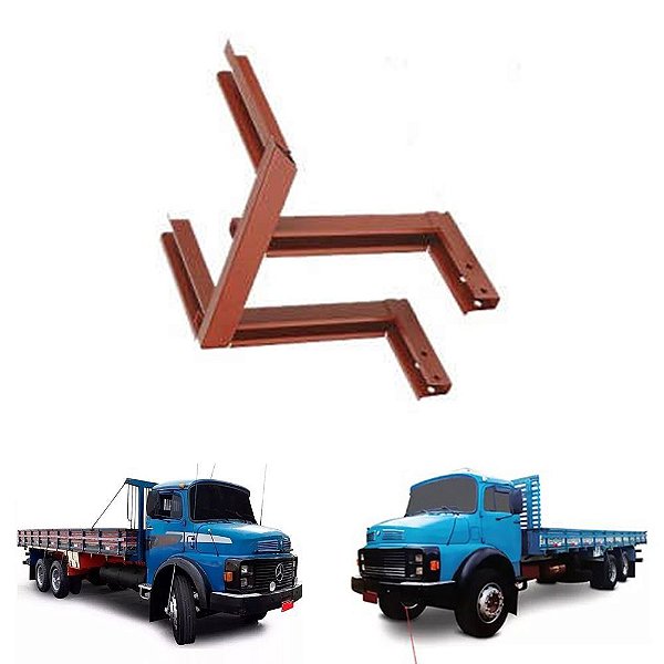 Suporte Estribo Mb 1113 Completo Lado Direito