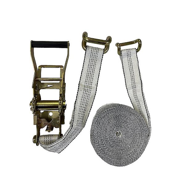 Kit Catraca 5 Toneladas com Cinta Carga 9m Gancho Garra