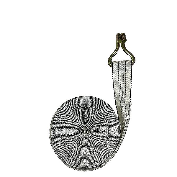 Cinta de Carga Catraca 6 Metros Suporta 5 Toneladas Branca