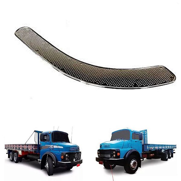 Ralador Parachoque Mb 1113 Aluminio Lado Direito