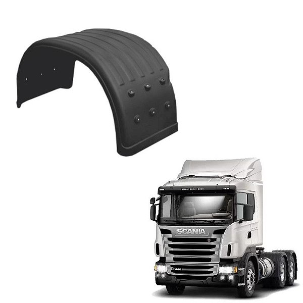 Paralama Scania S6 Preto Ch 4,5 Codigo Original 1435075