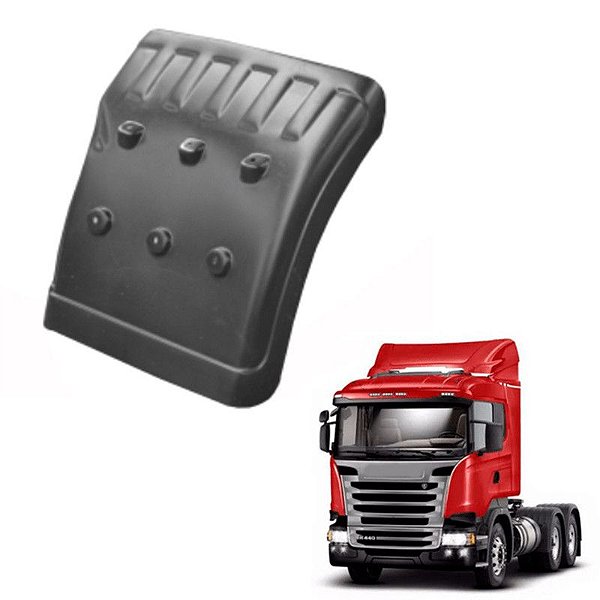 Meio Paralama Scania S4 Traseiro Esquerdo Preto Ch 4,5