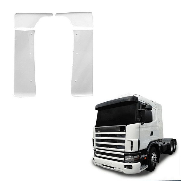 Defletor Lateral Scania S4 Cabine G Com Filtro Com Suportes